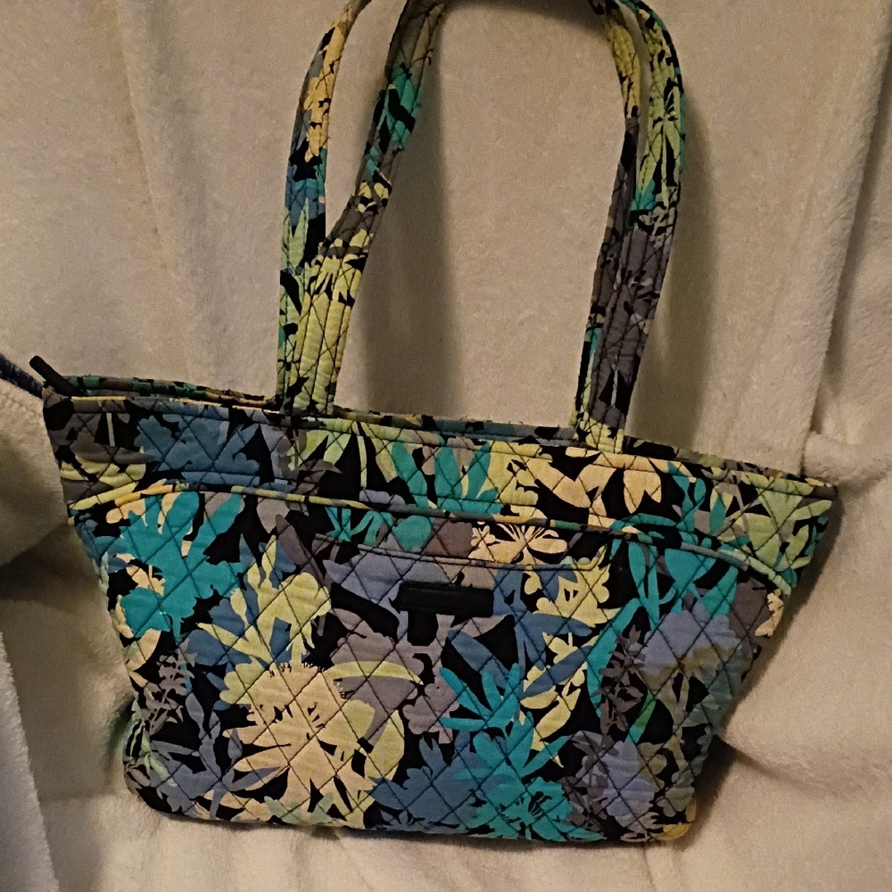 Vera Bradley Tropical Floral Quilted Tote